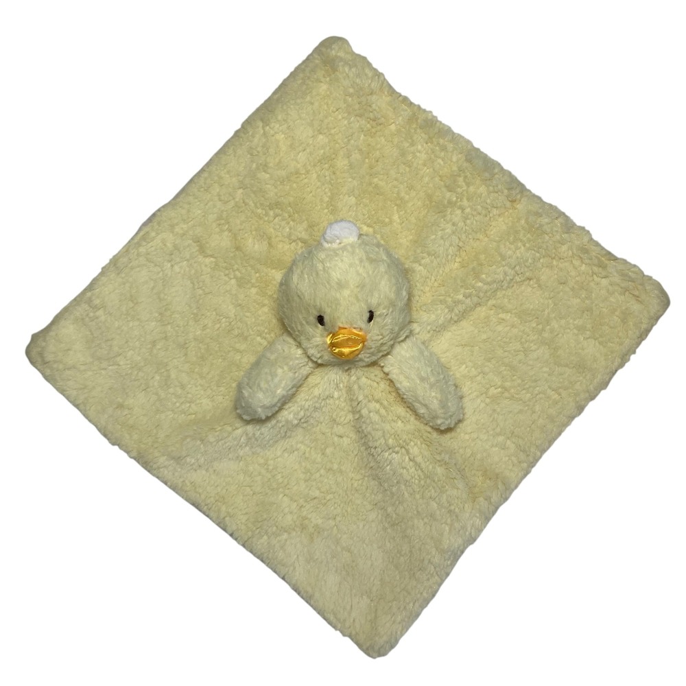 Kellytoy Chick Duck Lovey 14" Security Blanket Plush Yellow Orange 2017